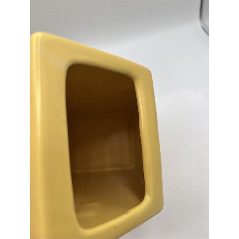 Rae Dunn By Magenta Yellow BLESSED House 9.25" Ceramic Utensil Holder Preowned - Picture 10 of 10